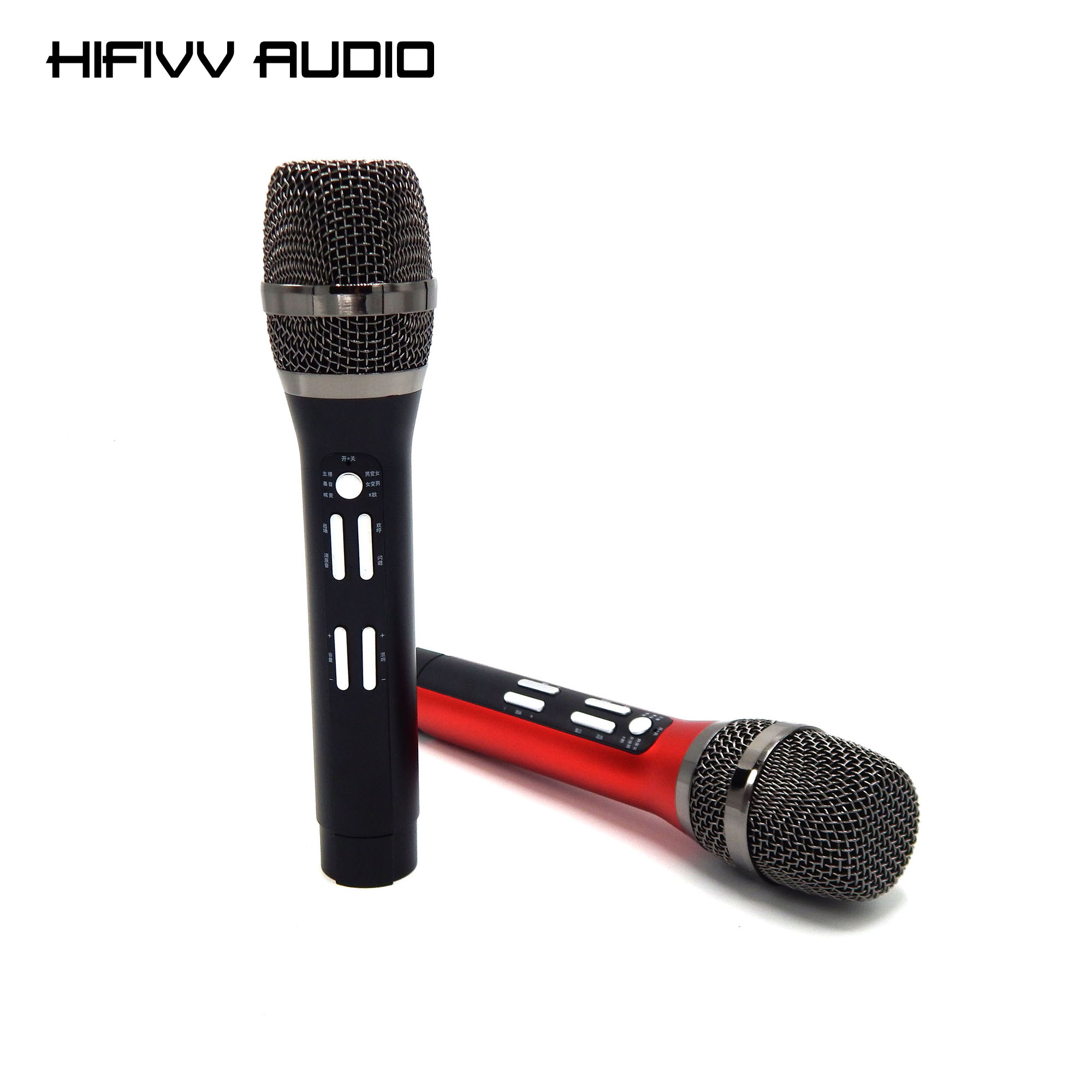 Bluetooth Karaoke Microphone Handheld - UHF Car KTV Suit K-song CellPhone