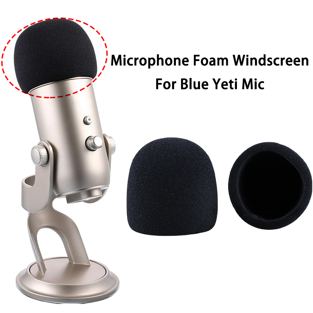 Microphone Pop Filter Foam Windscreen - Microphone Sponge Foam Cover,Foam Microphone Windscreen