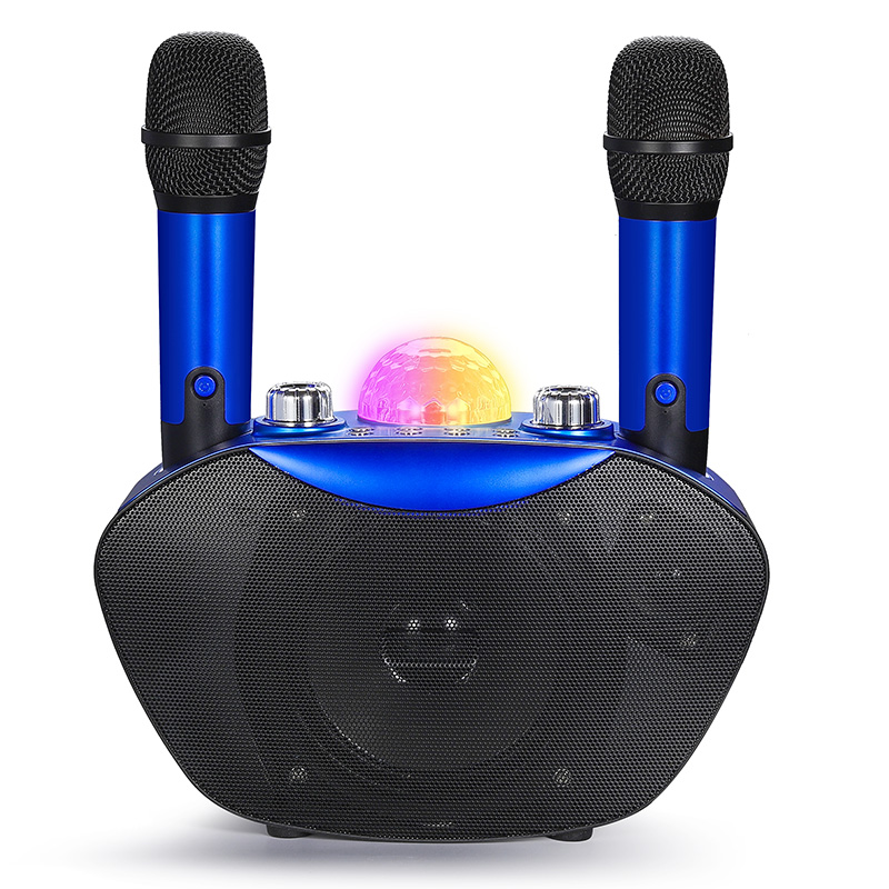 Bluetooth Karaoke Microphone Handheld - Mini Subwoofer Speaker Portable Handheld Wireless