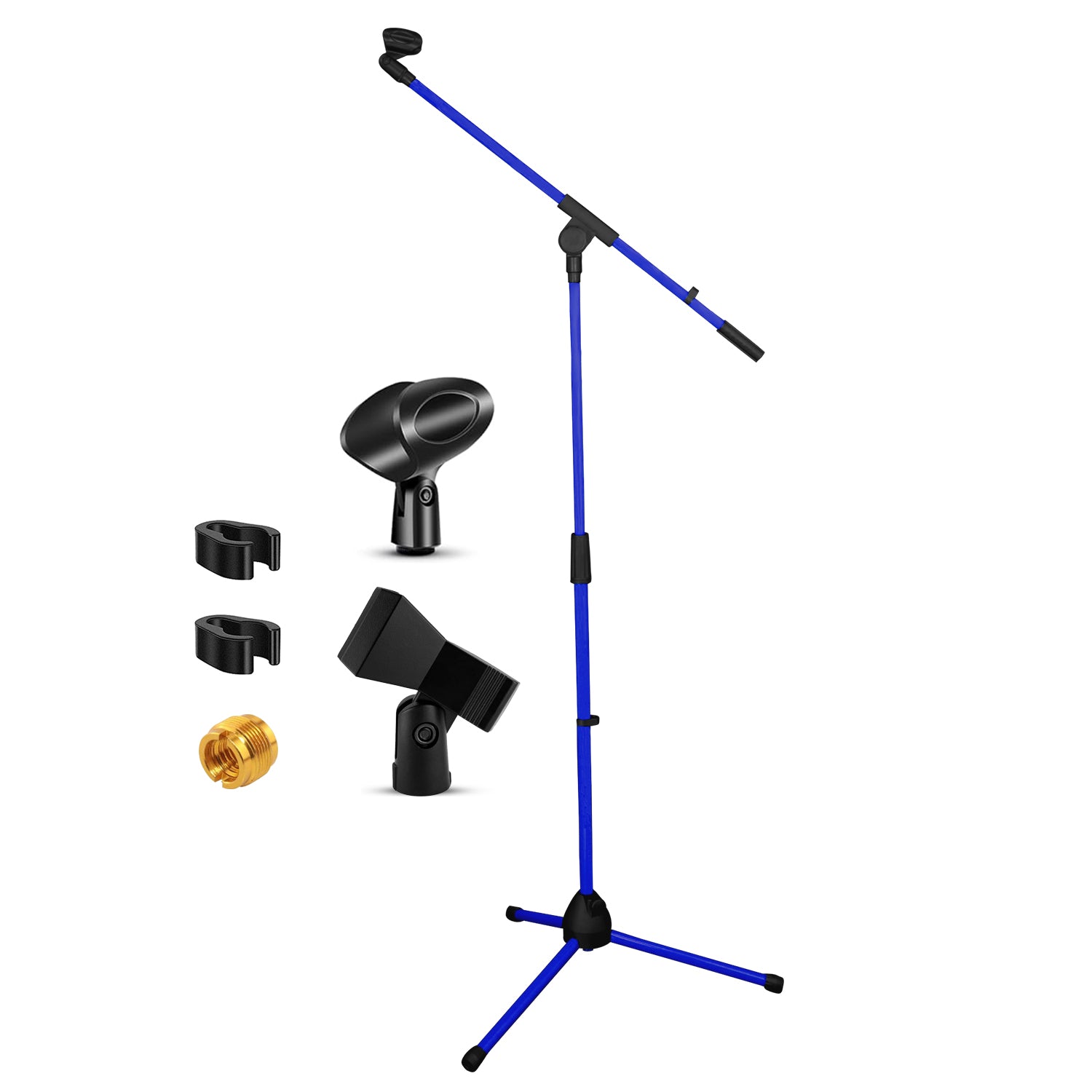 Microphone Stand Boom Arm Floor - 5 Core Tripod Mic Stand Adjustable
