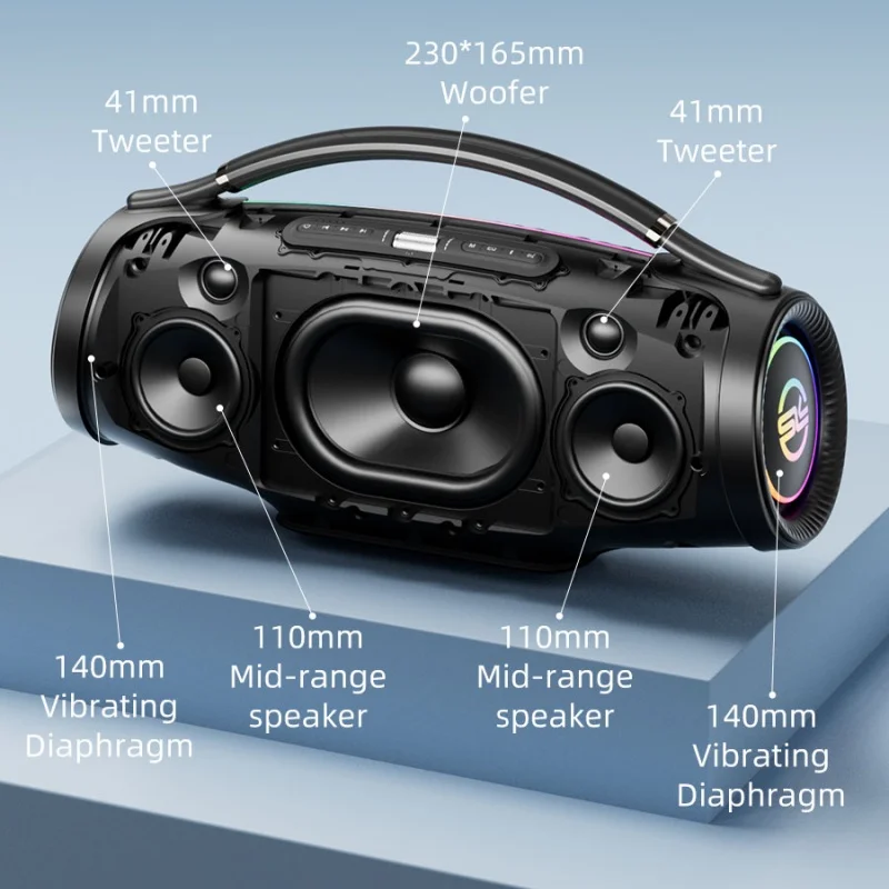 SODLK S1622 500W Outdoor Bluet - Karaoke Machine Portable With 2 Mic 评论和价格