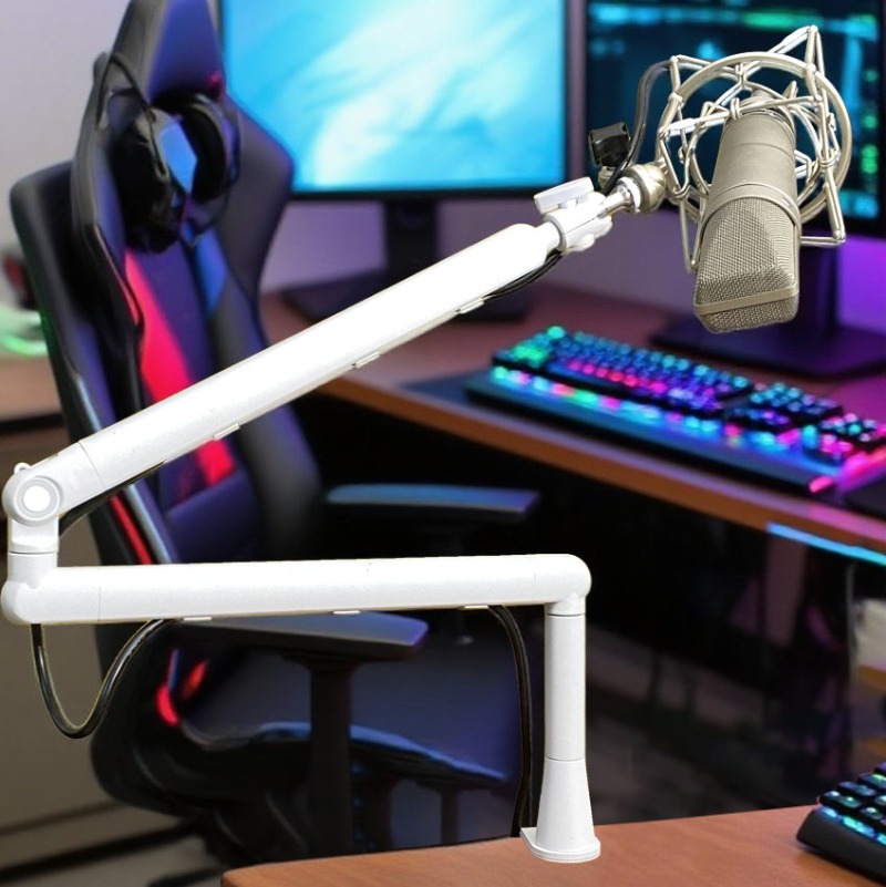 Boom Arm Microphone Stand Desk - Microphone Stand Boom Arm Floor 评论和价格