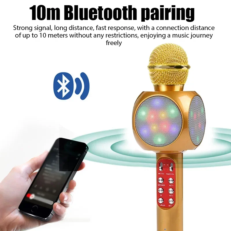 WS1816 Wireless Children Karao - Bluetooth Karaoke Microphone Handheld 评论和价格