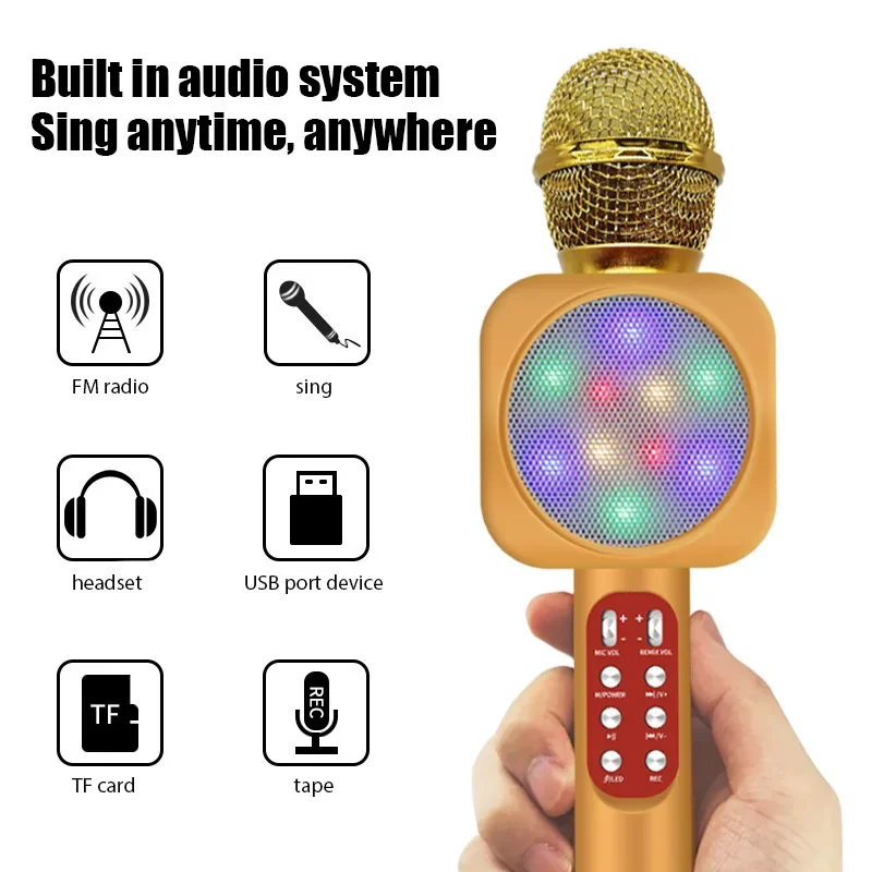 WS1816 Wireless Children Karao - Bluetooth Karaoke Microphone Handheld 评论和价格