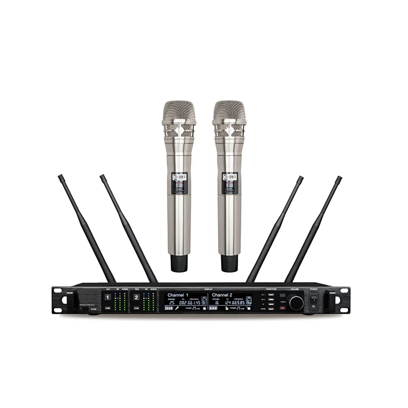 Best EIF AD4D Handheld Lavalie - Wireless Lavalier Microphone Dual Receiver 评论和价格