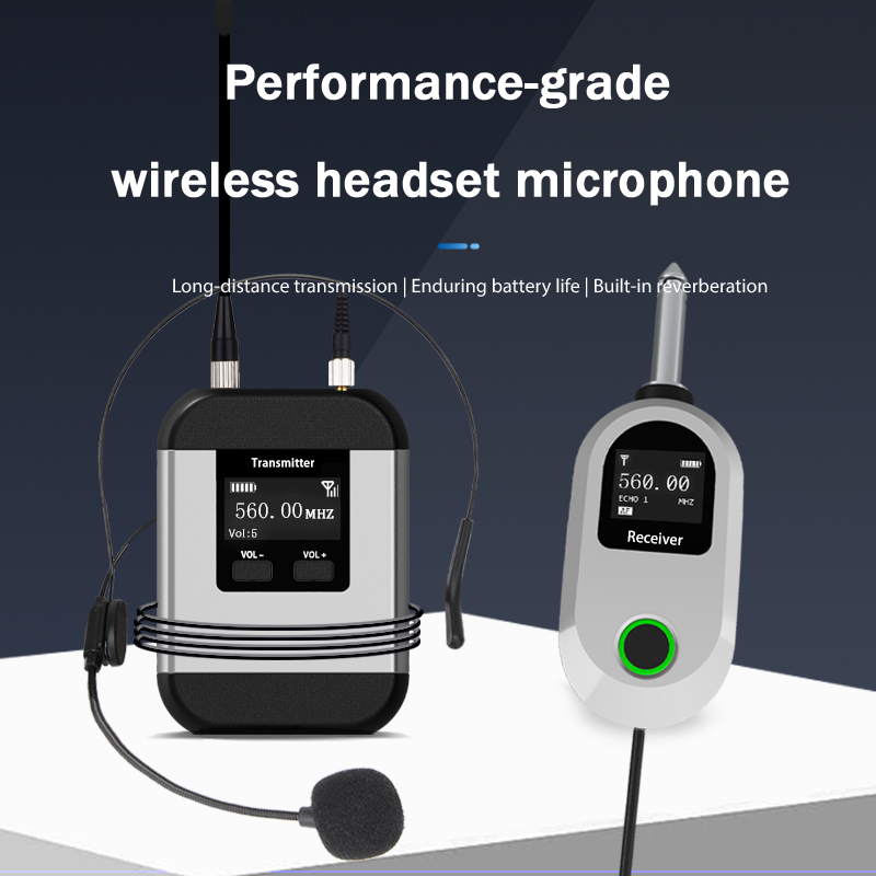 UHF Dual Wireless Microphone S - Wireless Lavalier Microphone Dual Receiver 评论和价格