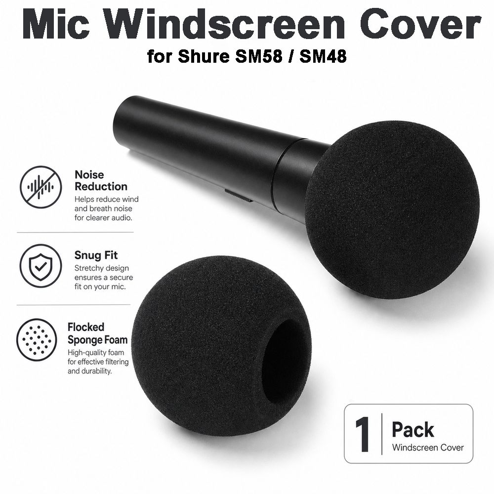 Replacement Mic Windscreen Cov - Microphone Pop Filter Foam Windscreen 评论和价格