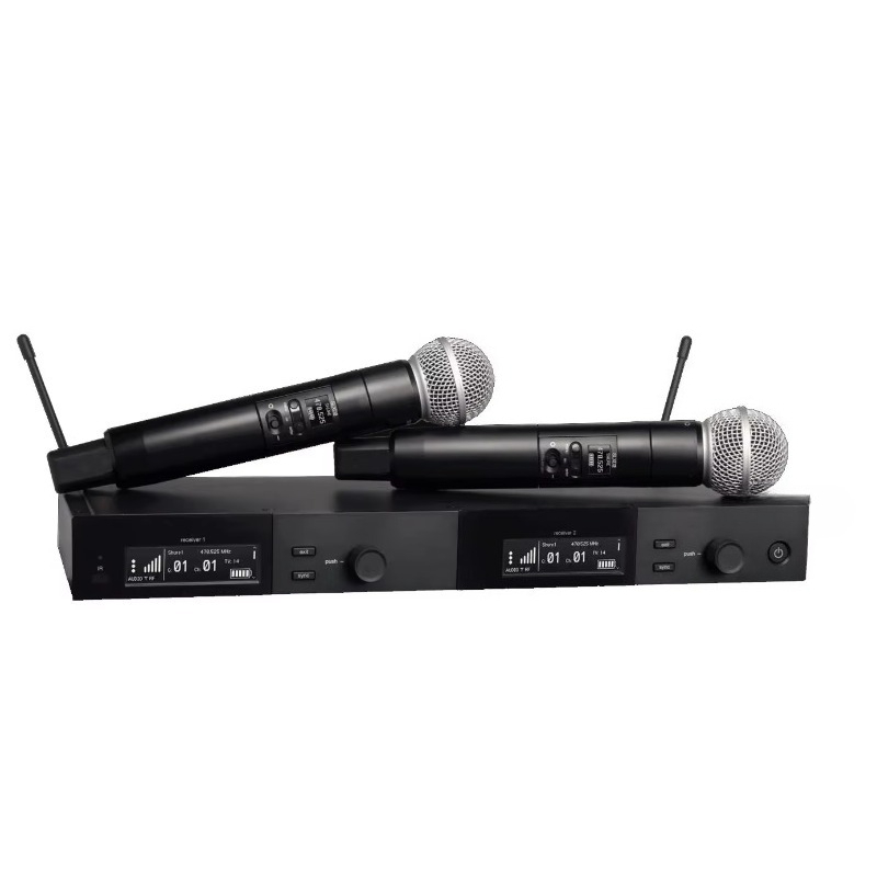 SLXD4D dual-channel UHF wirele - Uhf Wireless Microphone System Dual Channel 评论和价格