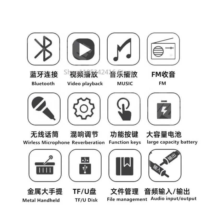 20W Portable Karaoke Machine w - Karaoke Machine Portable With 2 Mic 评论和价格