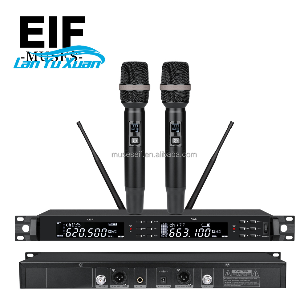 2026 Wireless Microphone Syste - Uhf Wireless Microphone System Dual Channel 评论和价格