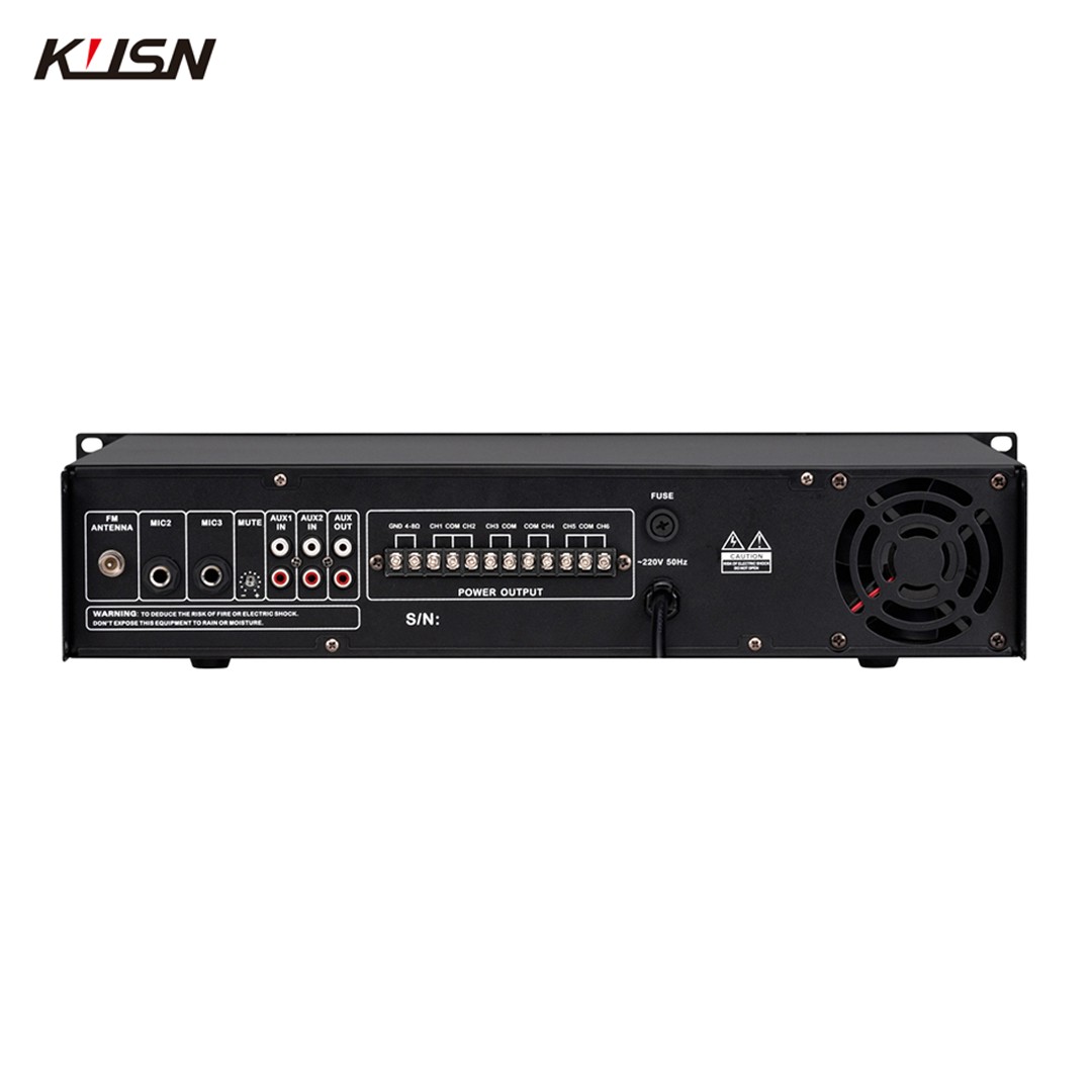 6 Zone 180W 100V Powered Ampli - Karaoke Amplifier Mixer Bluetooth 评论和价格