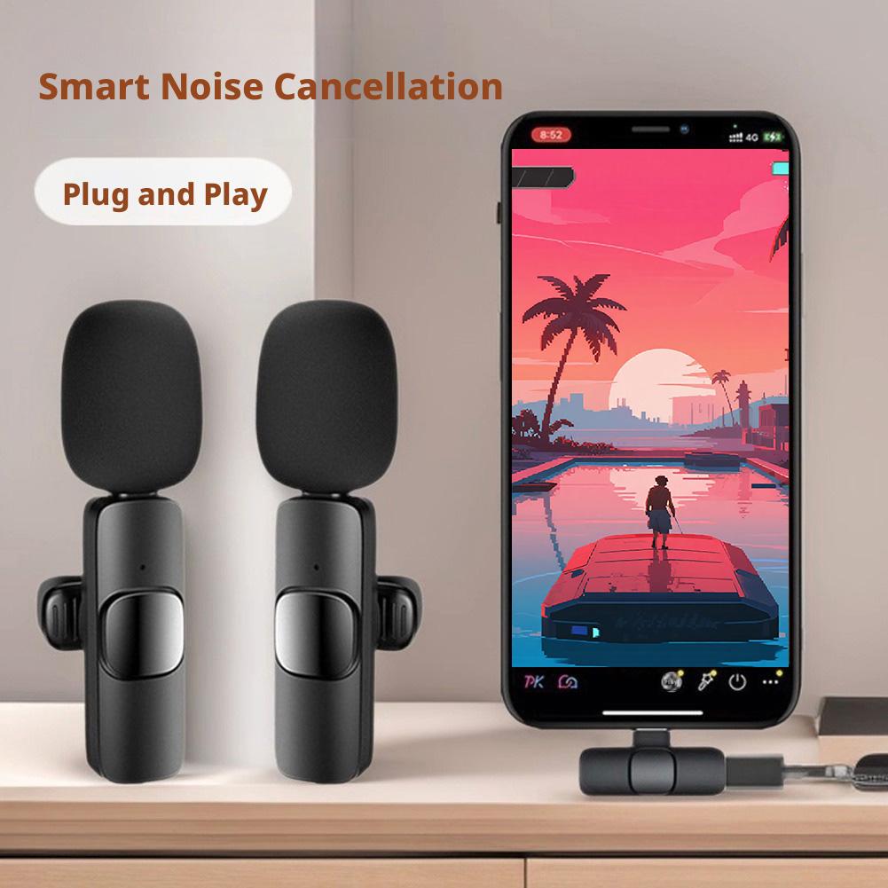 Wireless Lavalier Microphone D - Wireless Lavalier Microphone Dual Receiver 评论和价格