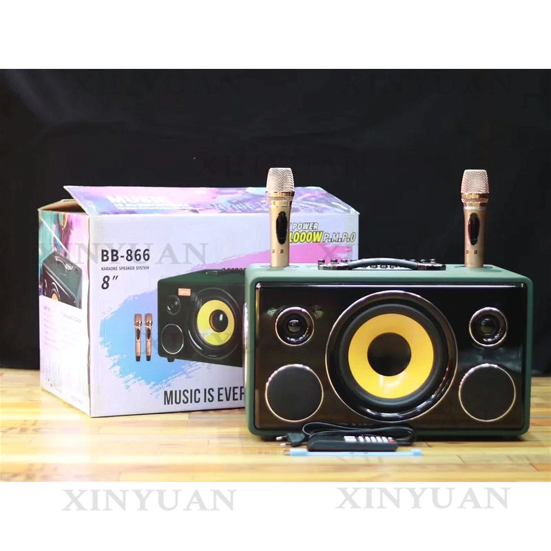 Karaoke Speaker, 8-Inch Wooden - Karaoke Speaker System 100W Rgb 评论和价格