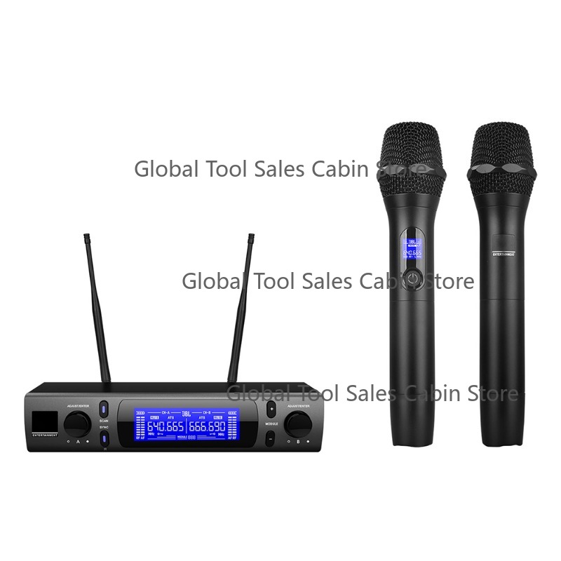 VM300 UHF Dual 2-Channel Wirel - Uhf Wireless Microphone System Dual Channel 评论和价格