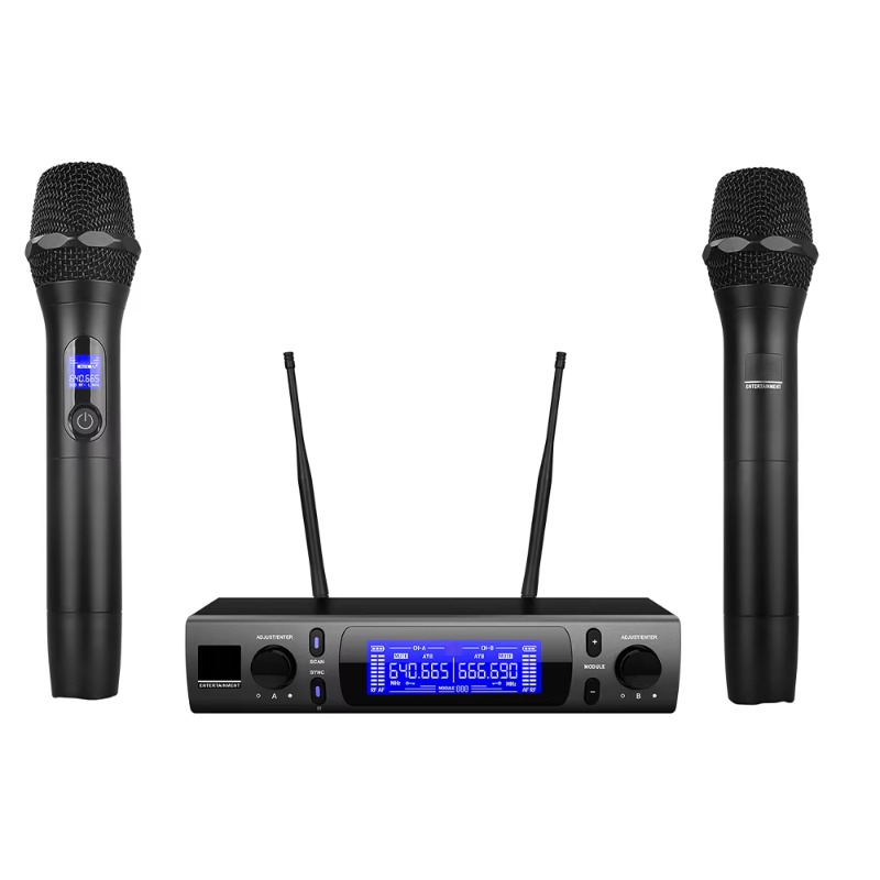 VM300 UHF Dual 2-Channel Wirel - Uhf Wireless Microphone System Dual Channel 评论和价格