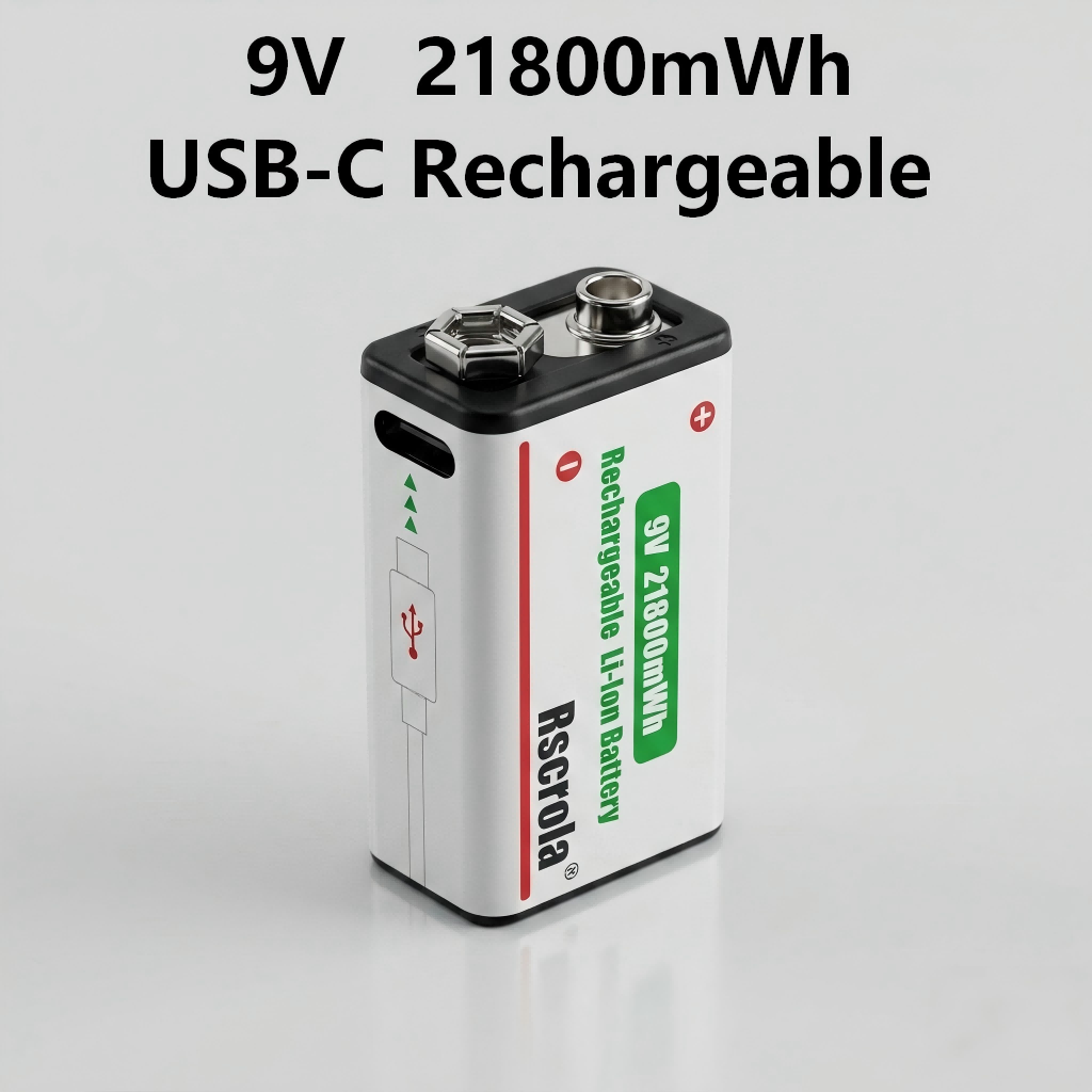 New 1-10PCS Hot Selling 9 Volt - Rechargeable Wireless Mic Lithium Battery 评论和价格