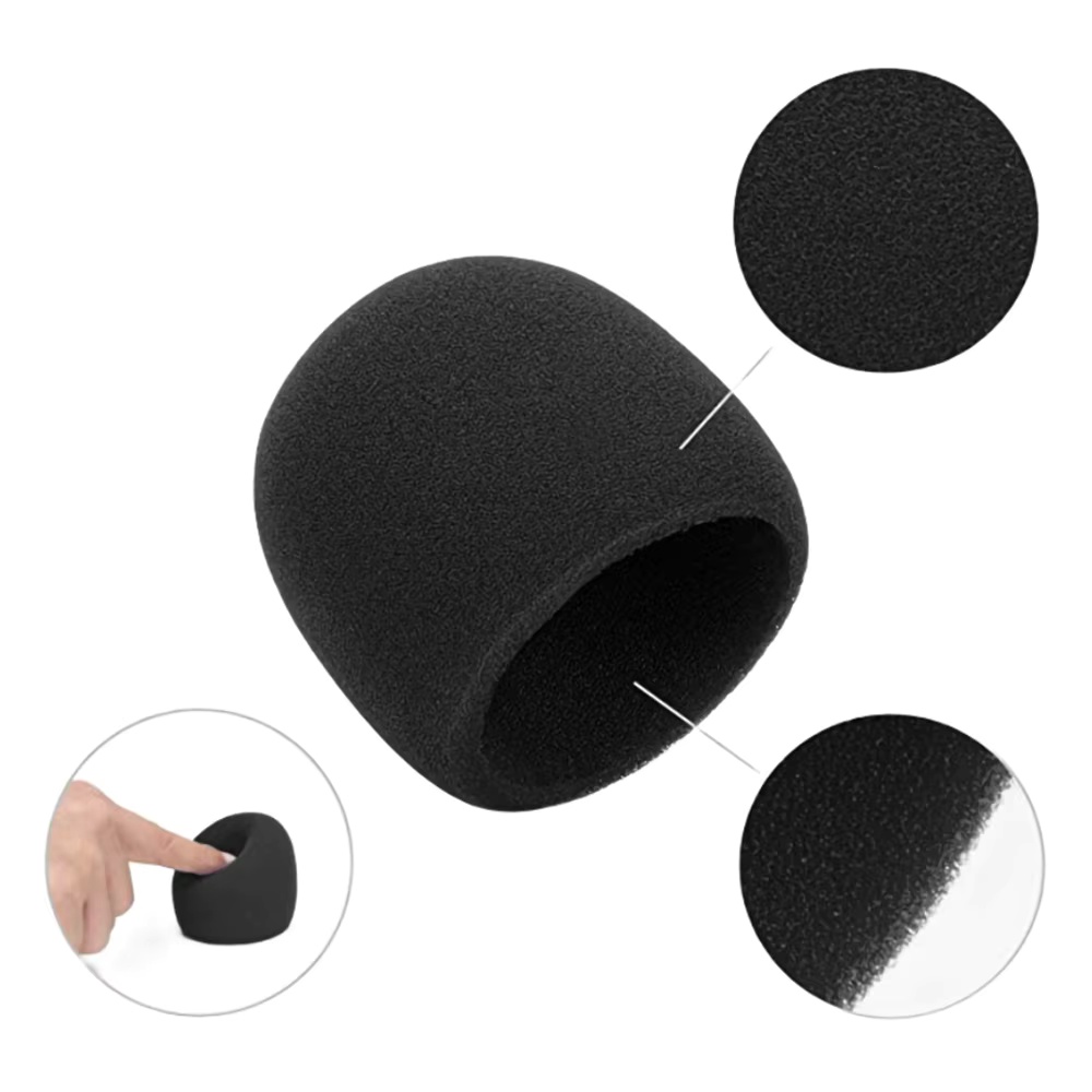 1/2/3pcs Microphone Sponge Foa - Microphone Pop Filter Foam Windscreen 评论和价格