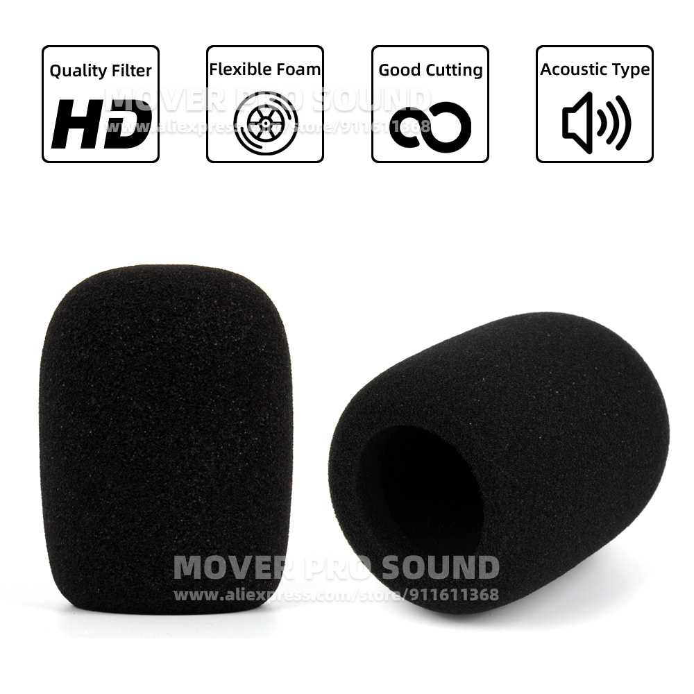 2PCS SnapVox Compatible With D - Microphone Pop Filter Foam Windscreen 评论和价格