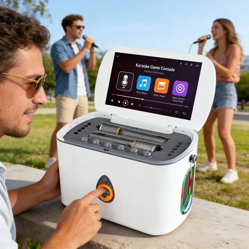 Portable Bluetooth Speaker wit - Karaoke Machine Portable With 2 Mic 评论和价格