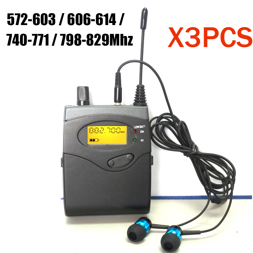 Leicozic 3 Pieces BK2050 Recei - Wireless Lavalier Microphone Dual Receiver 评论和价格