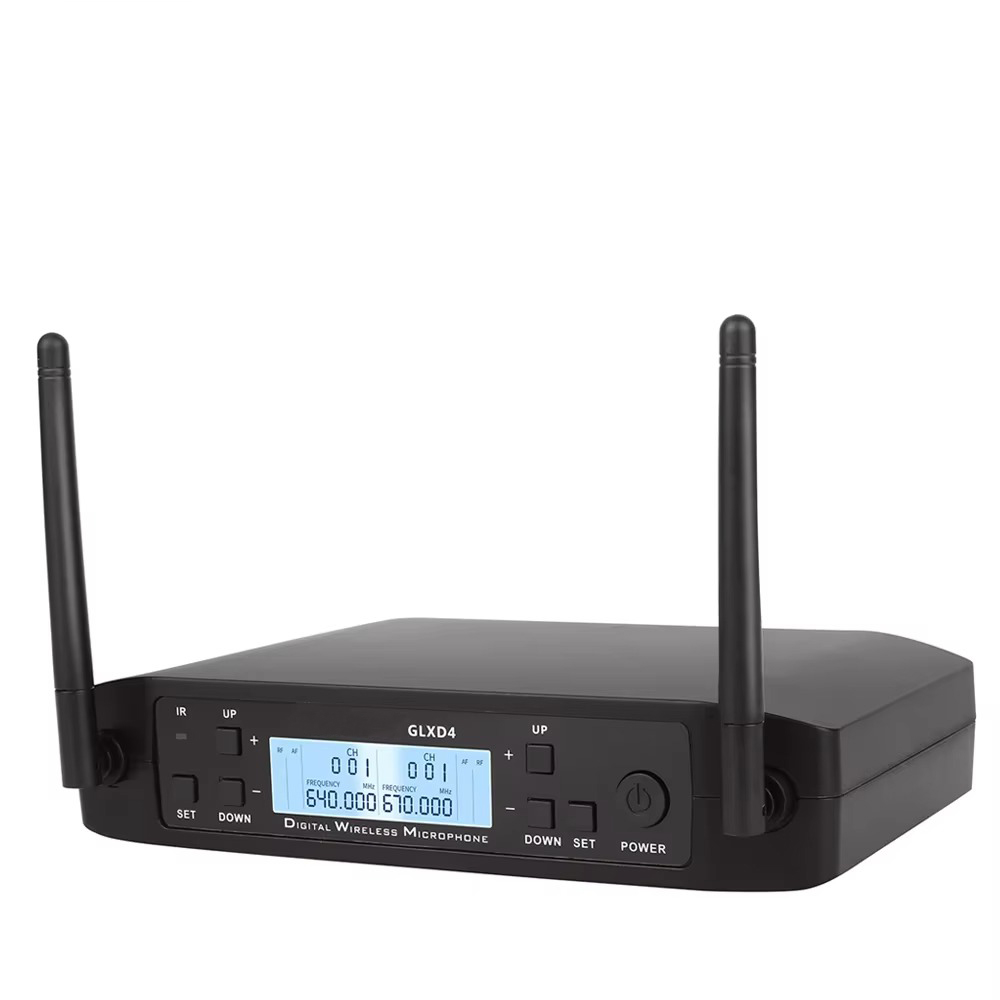 GLXD4 Professional Wireless Mi - Wireless Lavalier Microphone Dual Receiver 评论和价格
