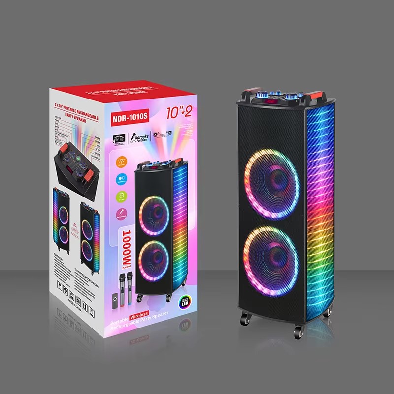Ndr-1010S Home Theater System  - Karaoke Speaker System 100W Rgb 评论和价格
