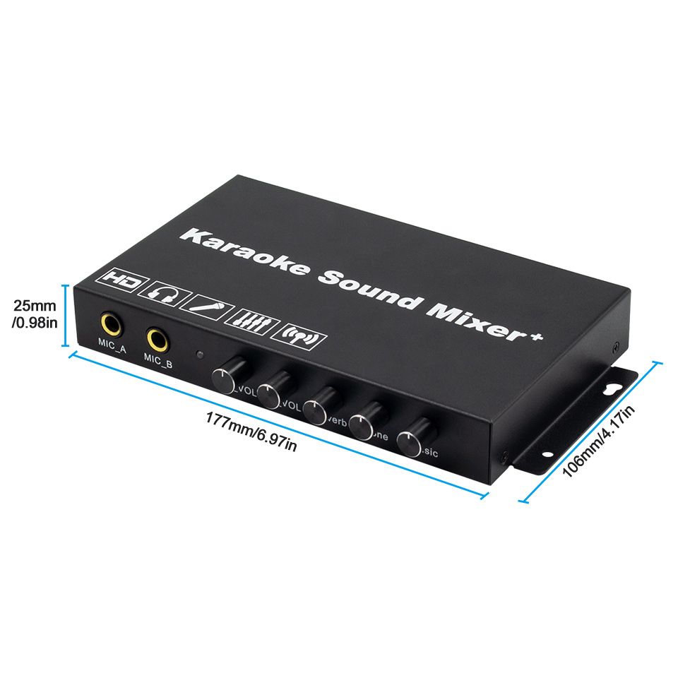 Professional Karaoke Mixer Sys - Karaoke Amplifier Mixer Bluetooth 评论和价格