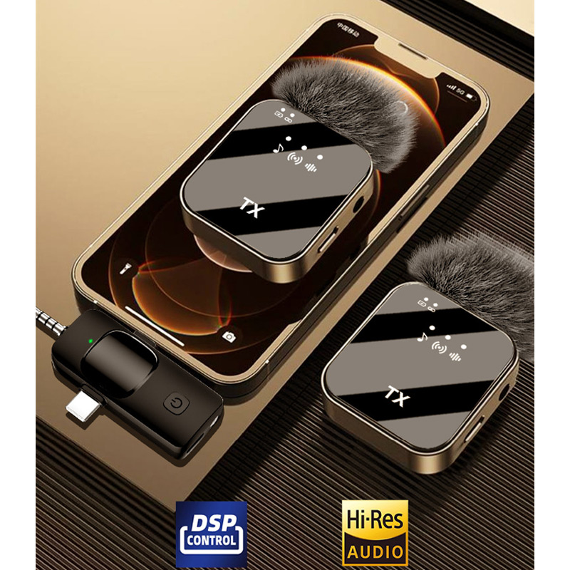 F15 3-in-1 Wireless Lavalier M - Wireless Lavalier Microphone Dual Receiver 评论和价格