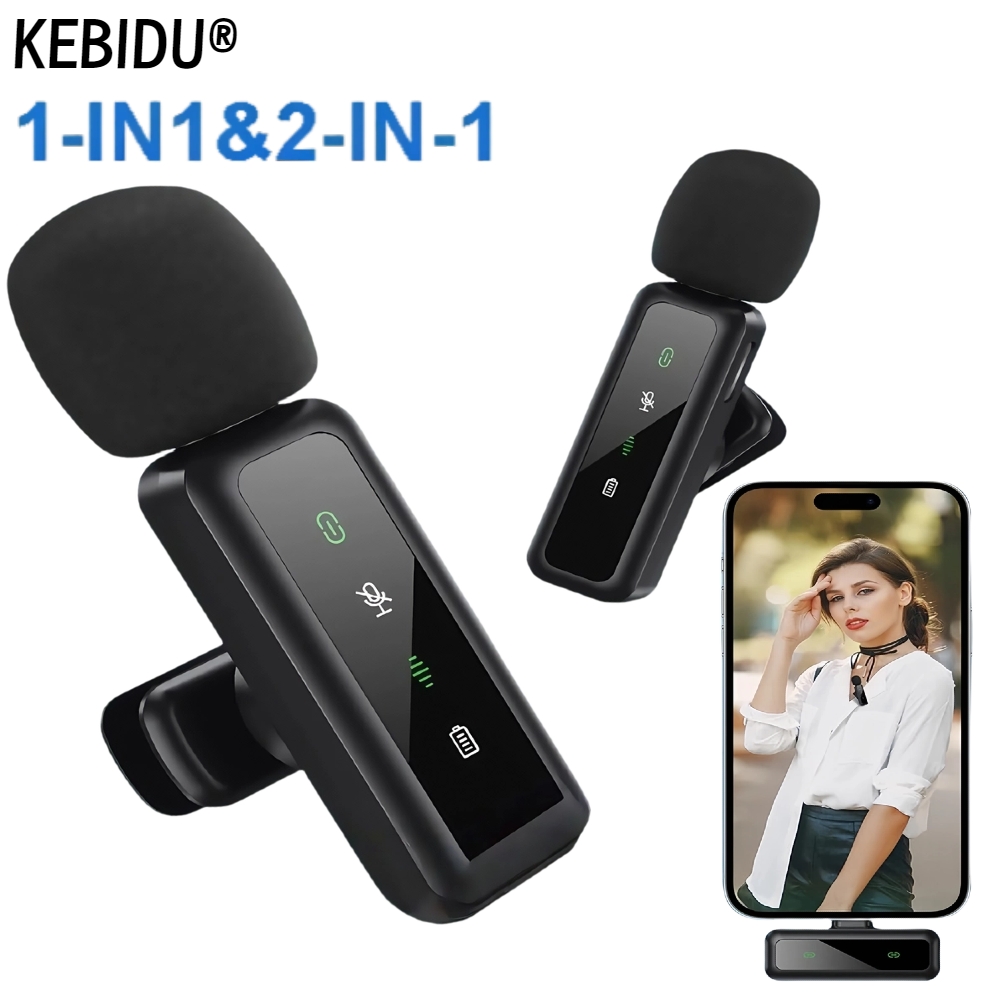 Lavalier Wireless Microphone 8 - Rechargeable Wireless Mic Lithium Battery 评论和价格