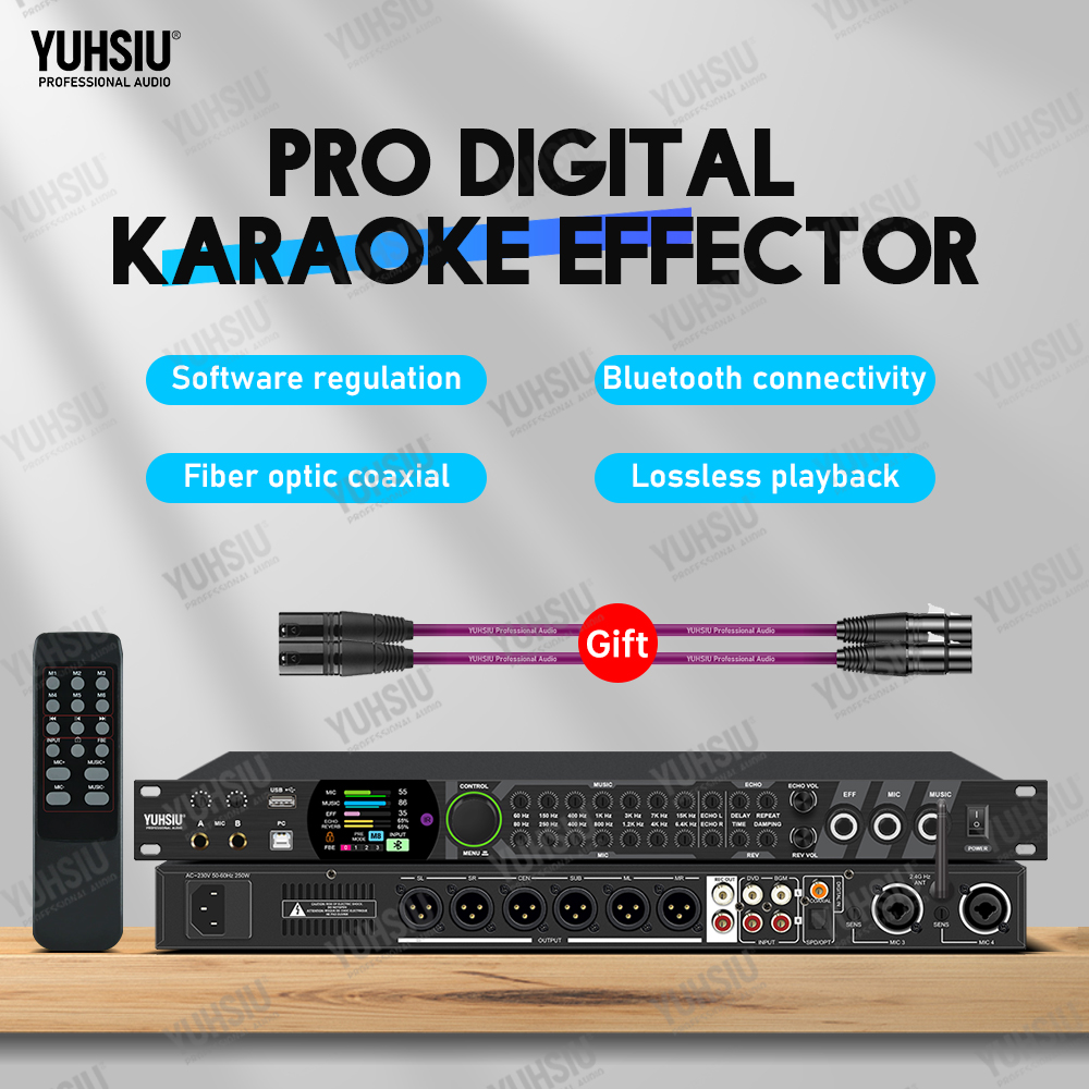 YUHSIU Karaoke Digital Effects - Karaoke Amplifier Mixer Bluetooth 评论和价格