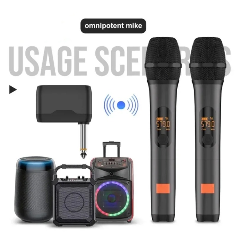 Party Box UHF Dual Channel Wir - Uhf Wireless Microphone System Dual Channel 评论和价格