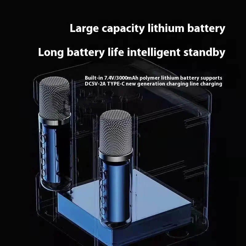 #Portable Dual Microphone Kara - Karaoke Machine Portable With 2 Mic 评论和价格