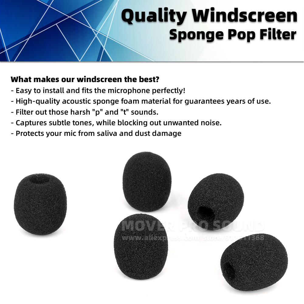 Compatible With Shure PGA31 SM - Microphone Pop Filter Foam Windscreen 评论和价格
