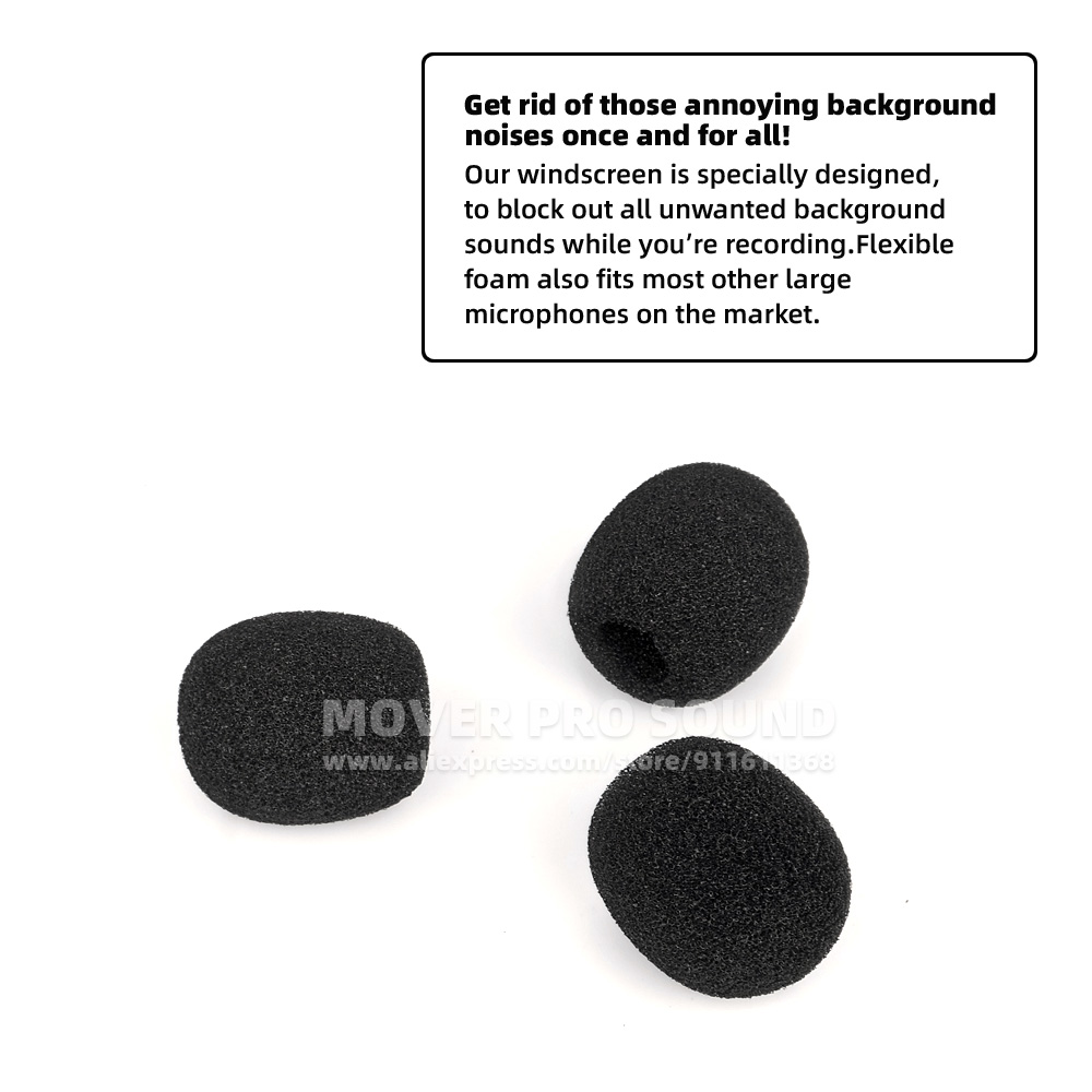 Compatible With Shure PGA31 SM - Microphone Pop Filter Foam Windscreen 评论和价格