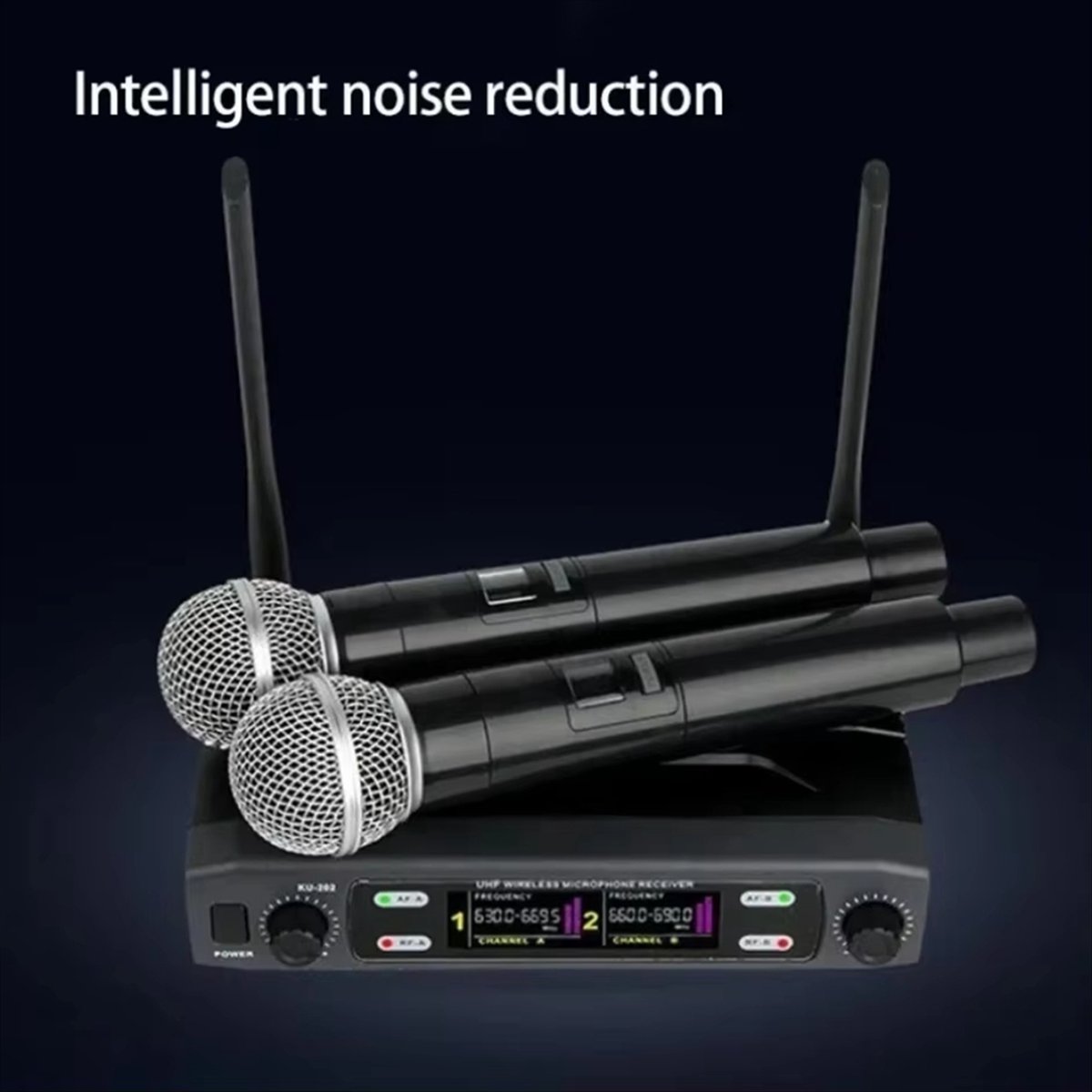 T1584C-Dual Channel Profession - Uhf Wireless Microphone System Dual Channel 评论和价格