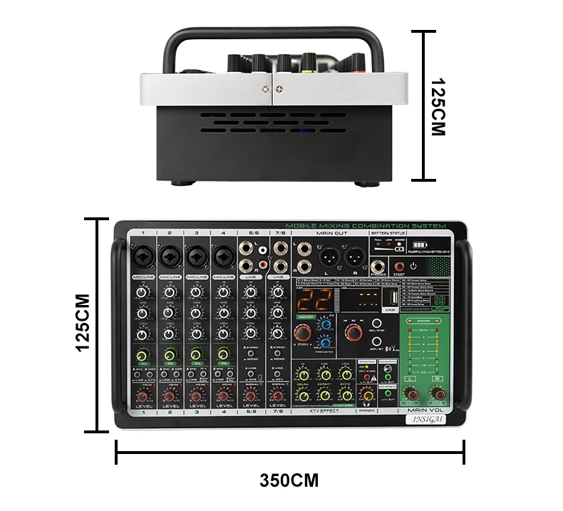 Rechargeable 18000mA Battery 8 - Karaoke Amplifier Mixer Bluetooth 评论和价格