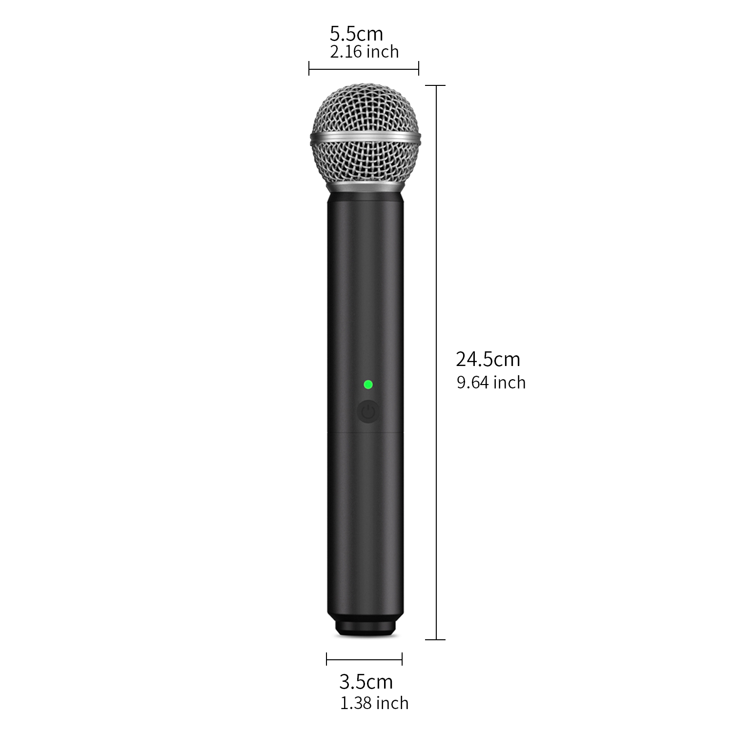 G-MARK UHF Wireless Microphone - Rechargeable Wireless Mic Lithium Battery 评论和价格