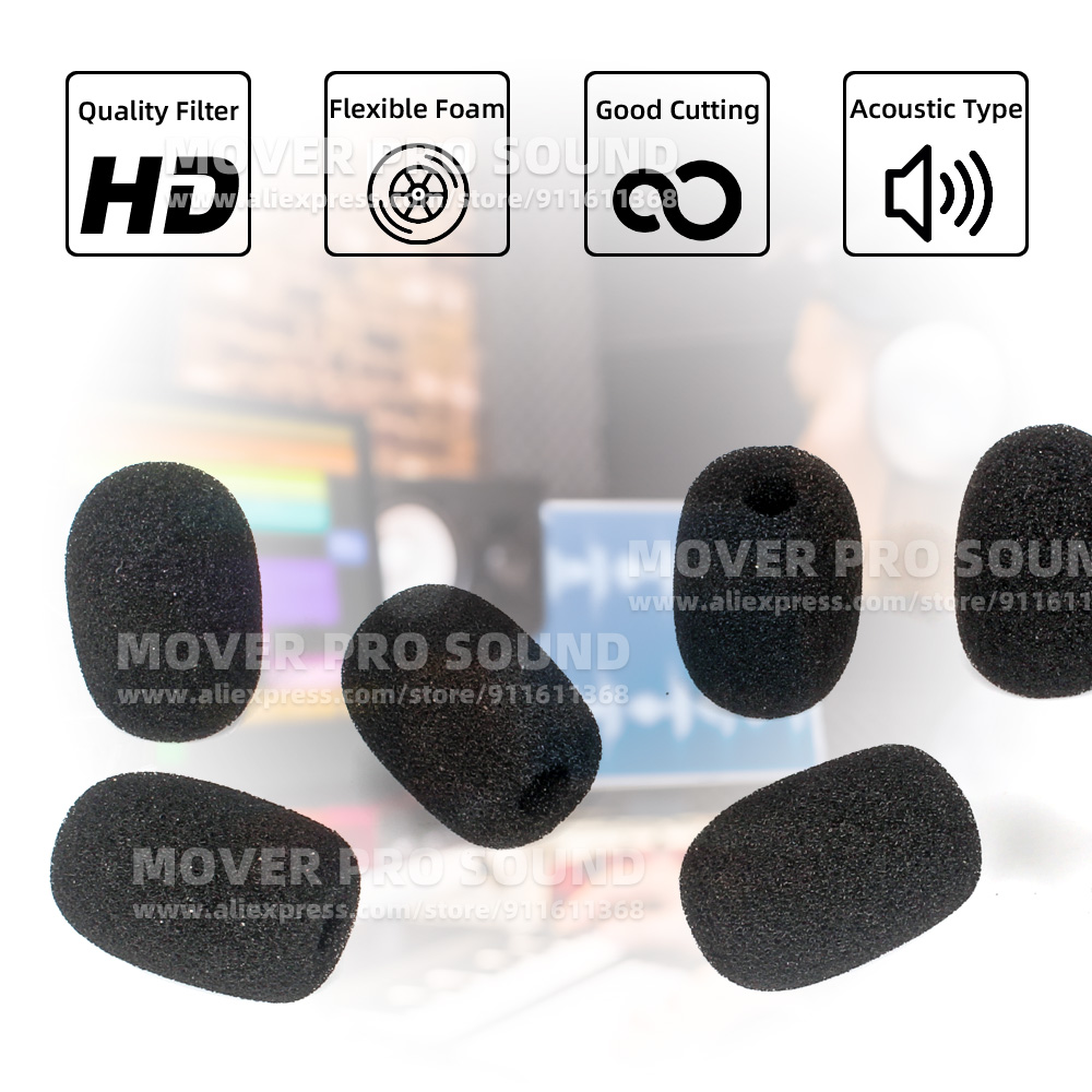 SnapVox Compatible With SHURE  - Microphone Pop Filter Foam Windscreen 评论和价格
