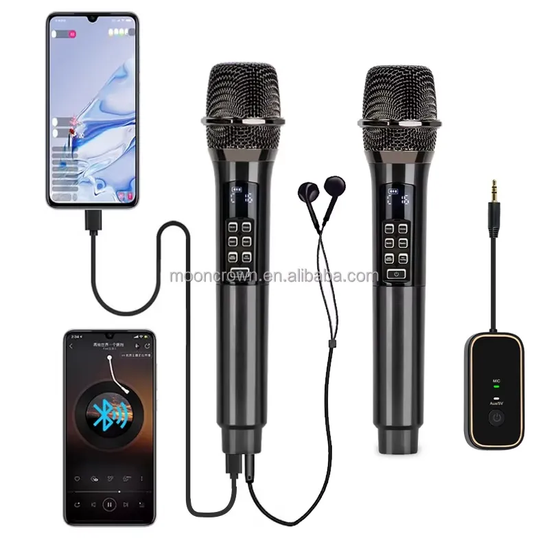 BOLRZO Sound card wireless dyn - Bluetooth Karaoke Microphone Handheld 评论和价格
