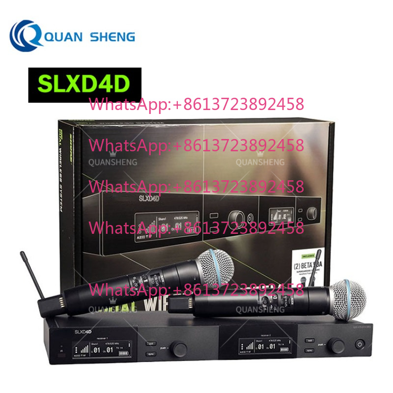 SLXD4D SLXD4 SLX24D Uhf Wirele - Uhf Wireless Microphone System Dual Channel 评论和价格