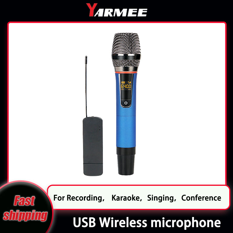 YARMEE Professional USB Wirele - Rechargeable Wireless Mic Lithium Battery 评论和价格