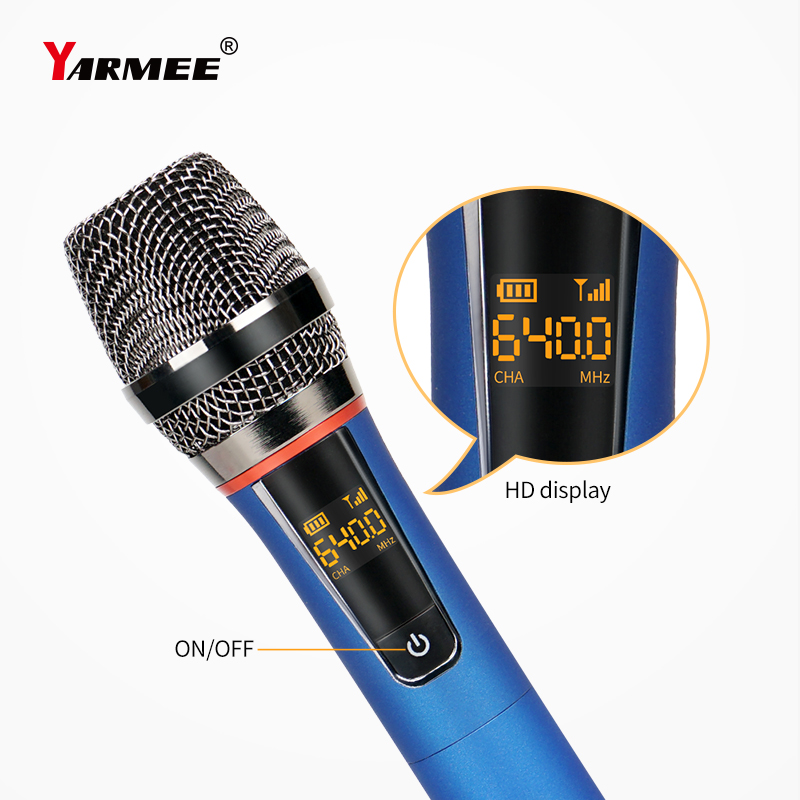 YARMEE Professional USB Wirele - Rechargeable Wireless Mic Lithium Battery 评论和价格