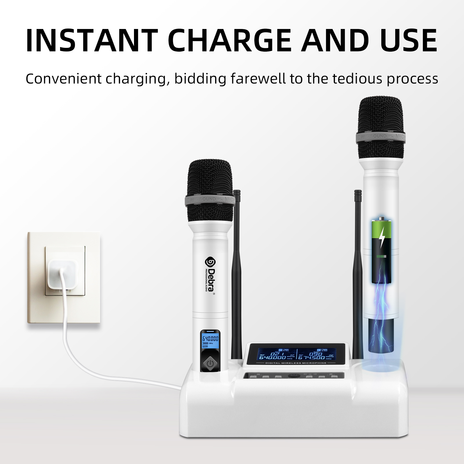 Debra New WM2W Wireless Microp - Rechargeable Wireless Mic Lithium Battery 评论和价格