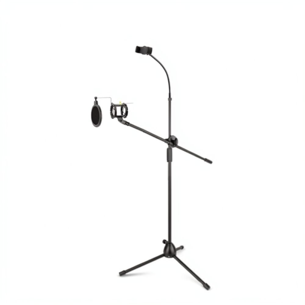 Adjustable Microphone Stand Fl - Microphone Stand Boom Arm Floor 评论和价格
