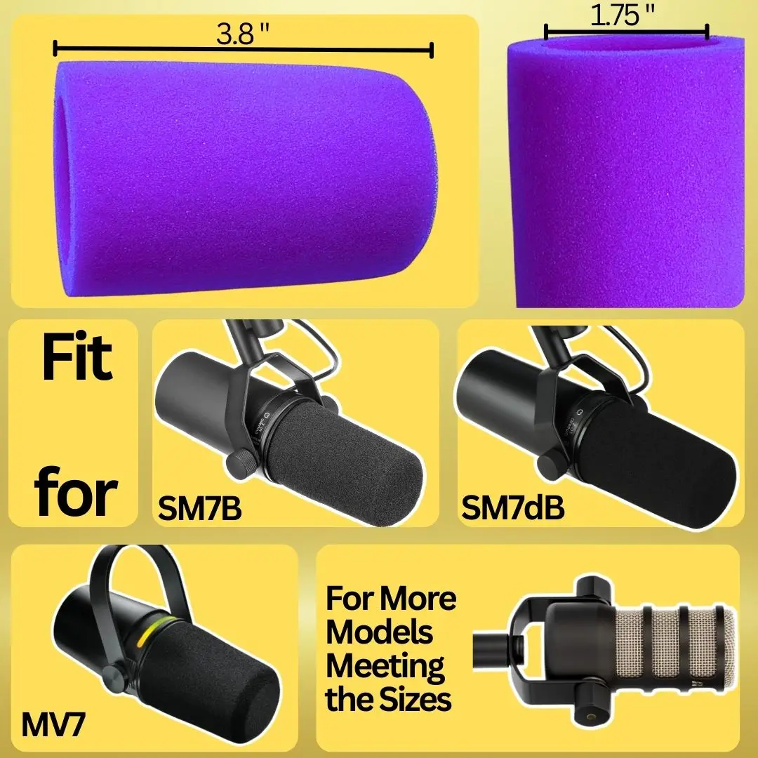 Mic SM7B Windscreen for Shure  - Microphone Pop Filter Foam Windscreen 评论和价格