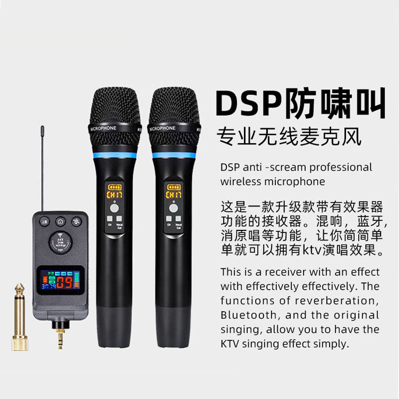 Universal with DSP anti-howlin - Bluetooth Karaoke Microphone Handheld 评论和价格