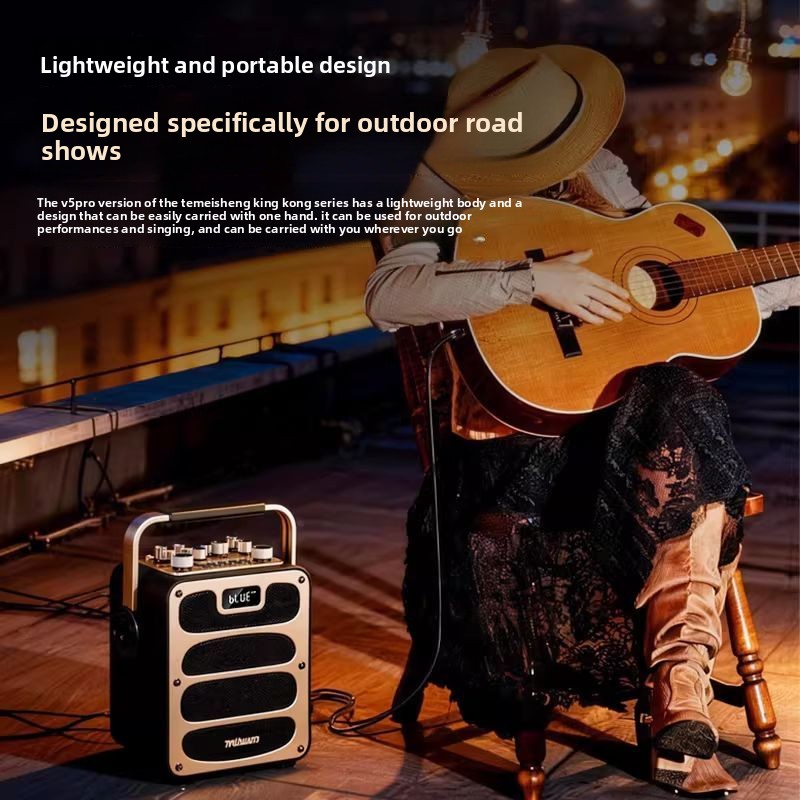 For TEMEISHENG V5Pro Bluetooth - Pa Sound System Battery Portable Outdoor 评论和价格