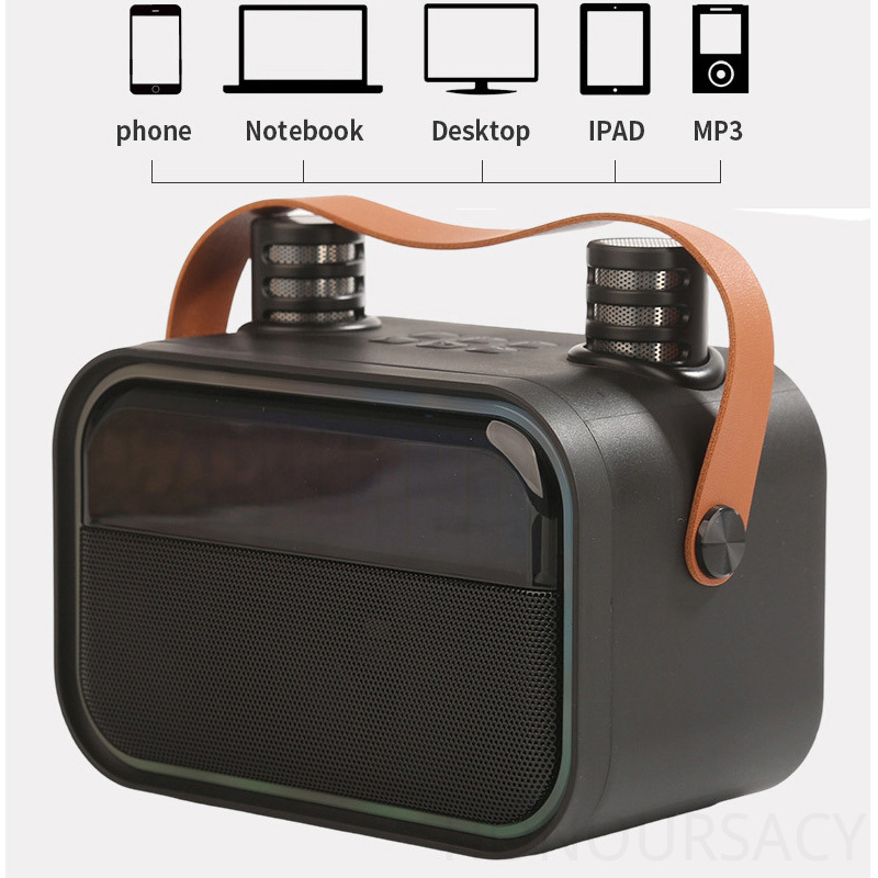 NEW Bluetooth Karaoke Speaker  - Karaoke Machine Portable With 2 Mic 评论和价格