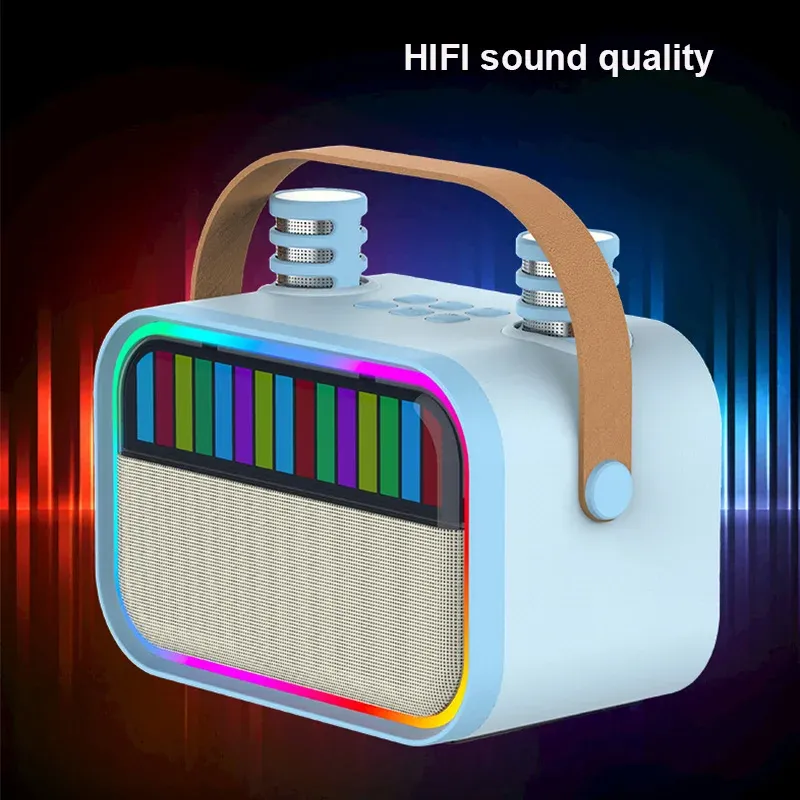 NEW Bluetooth Karaoke Speaker  - Karaoke Machine Portable With 2 Mic 评论和价格