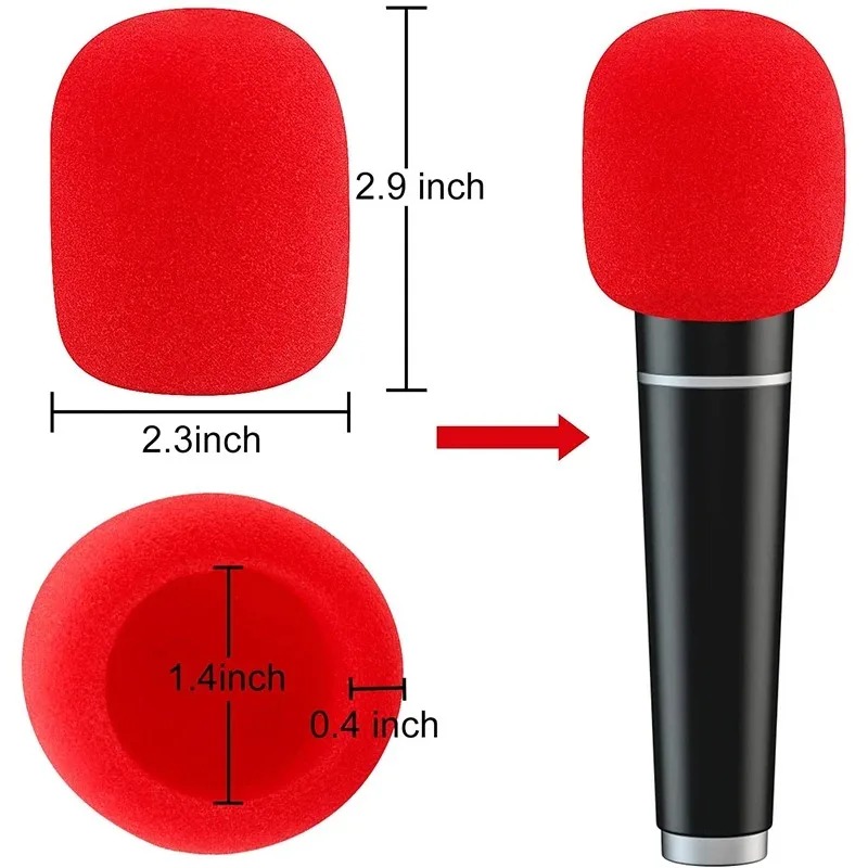 Microphone Windscreen Foam Cov - Microphone Pop Filter Foam Windscreen 评论和价格